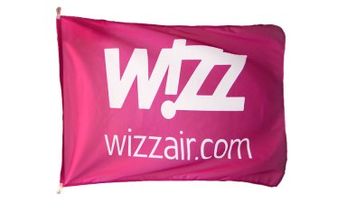 Flaga reklamowa dla firmy Wizz Air